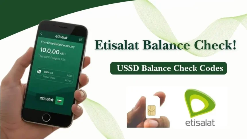 Etisalat Balance Check